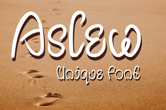 Aslew: A Handwritten Font for Web Design