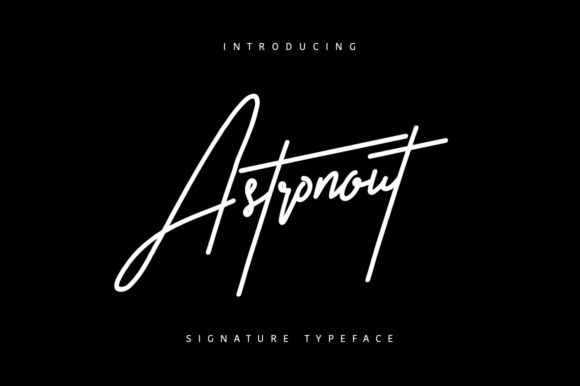 Astronout: A Thin and Delicate Script Handwritten Font for Editorial Elegance