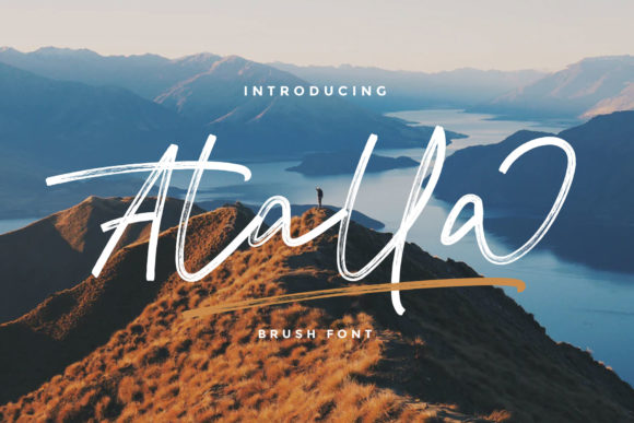 Atalla Handwritten Font for Romantic Craft Projects