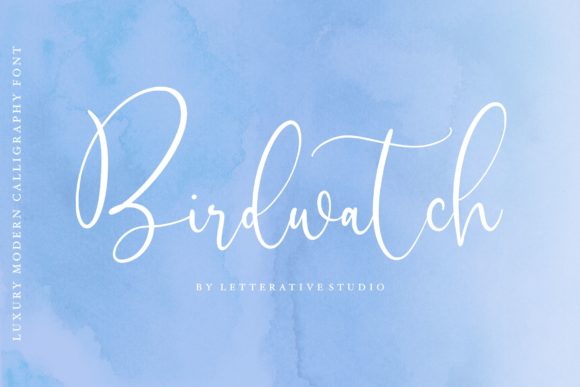 Birdwatch: A Luxurious Script Handwritten Font for Editorial Elegance