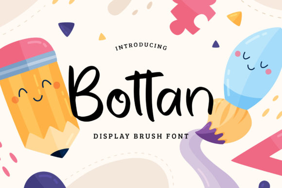 Bottan: A Fun Brushed Handwritten Font for Scroll-Stopping Branding
