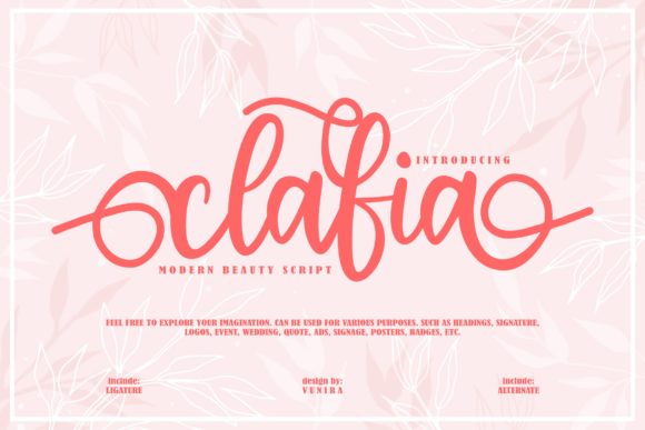 Clafia Font for Elegant, Trustworthy Branding