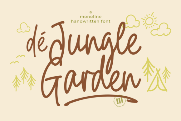 De Jungle Garden Font for Business Branding