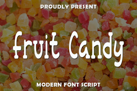 Fruit Candy Font for Playful Design