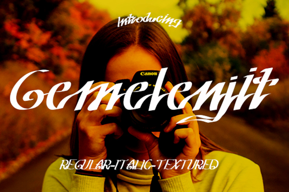 Gemelenjit: A Script Handwritten Font for Elegant Editorial Moments