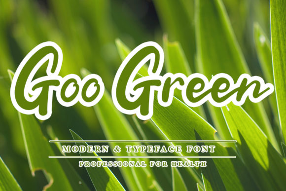 Goo Green: A Natural Handwritten Font for Romantic Branding