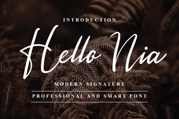 Hello Nia: A Script Handwritten Font for Elegant Digital Branding