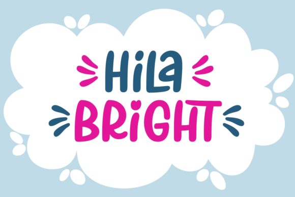 Hila Bright Script Handwritten Font for Joyful Craft Projects