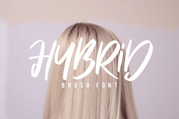 Hybrid: A Brush-Pen Script Handwritten Font for Real Branding