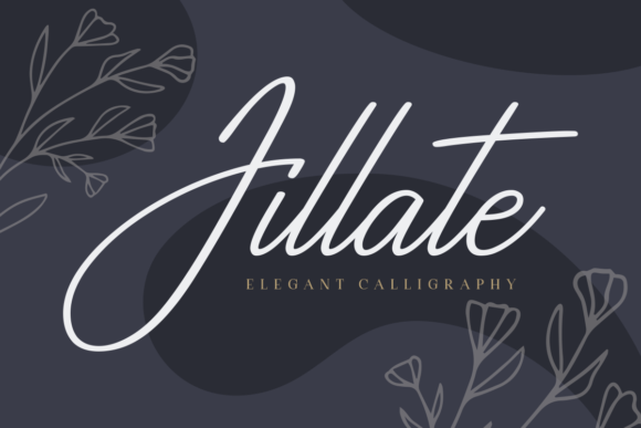 Jillate: A Delicate Handwritten Font for Digital Branding