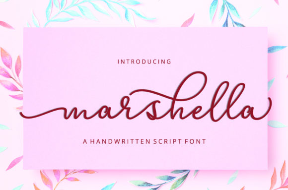 Marshella: A Fresh Modern Calligraphy Font for Editorial Design