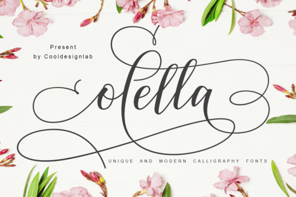 Olella: A Romantic Script Handwritten Font for Elegant Digital Branding