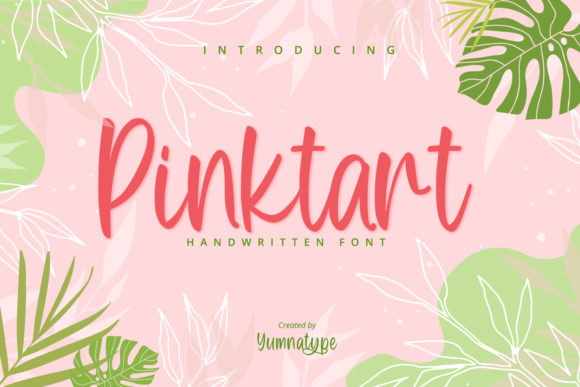 Pinktart: A Handwritten Font for Business Branding
