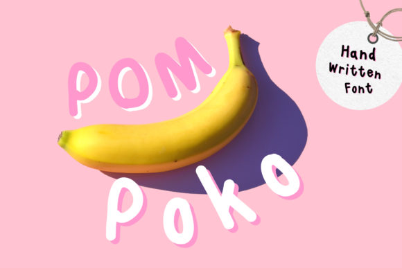 Pom Poko Font for Kids Projects and School Campaigns