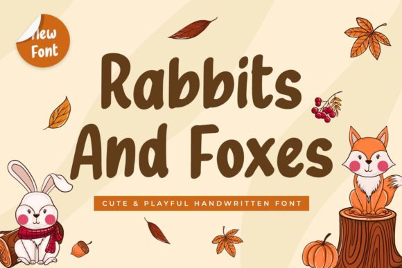 Rabbits and Foxes Font for Warm, Friendly Branding