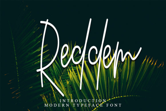 Reddem: A Script Handwritten Font for Elegant Branding