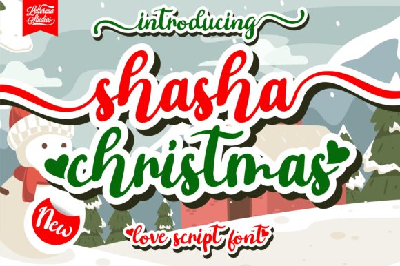 Shasha Christmas Font Review