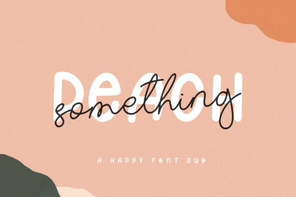 Something Peach Font for Handmade Branding & Printables