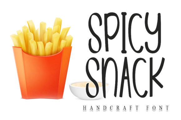Spicy Snack Font for Warm, Joyful Branding