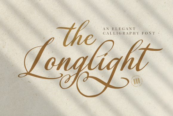 The Longlight: A Script Handwritten Font for Elegant Campaign Design