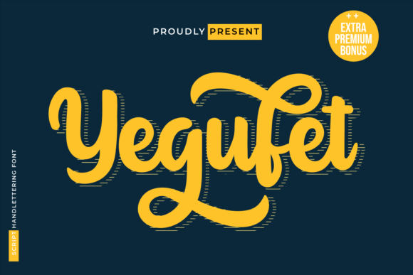 Yegufet: A Joyful Script Handwritten Font for Makers