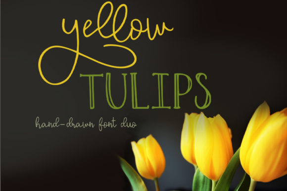 Yellow Tulips: A Script Handwritten Font for Warm, Thoughtful Typography